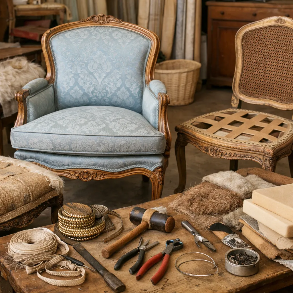 Ateliers Anger 1953 - Réfection de sièges et fauteuils