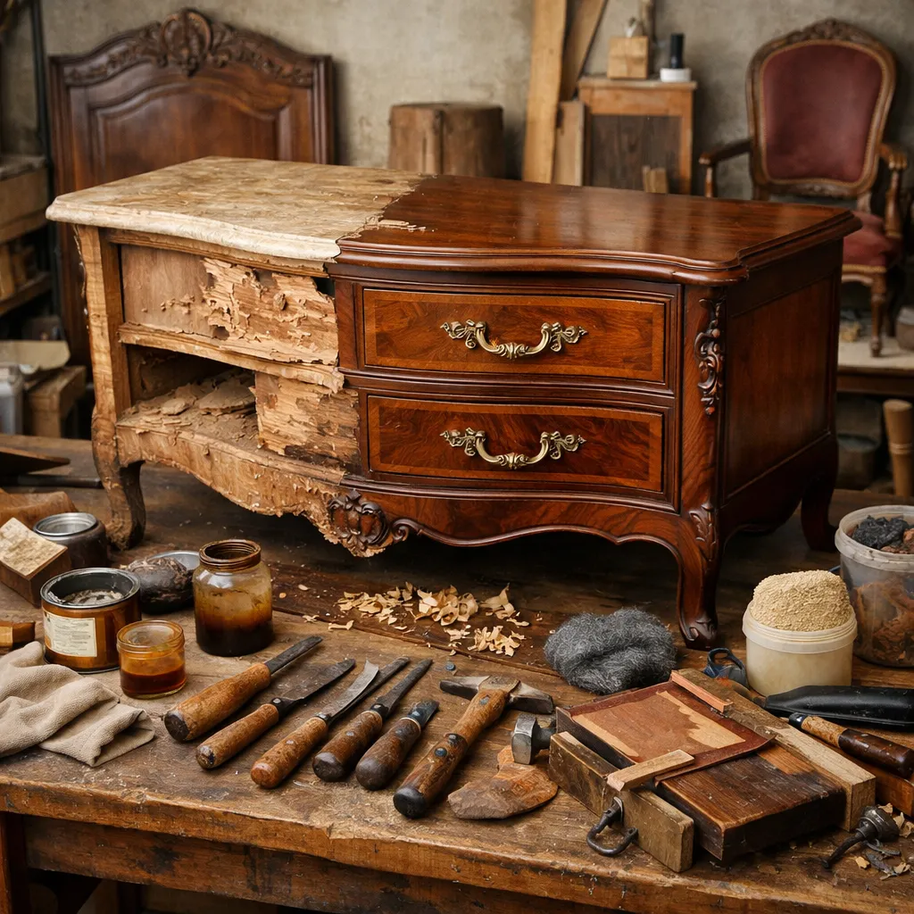 Ateliers Anger 1953 - Restauration de meubles anciens